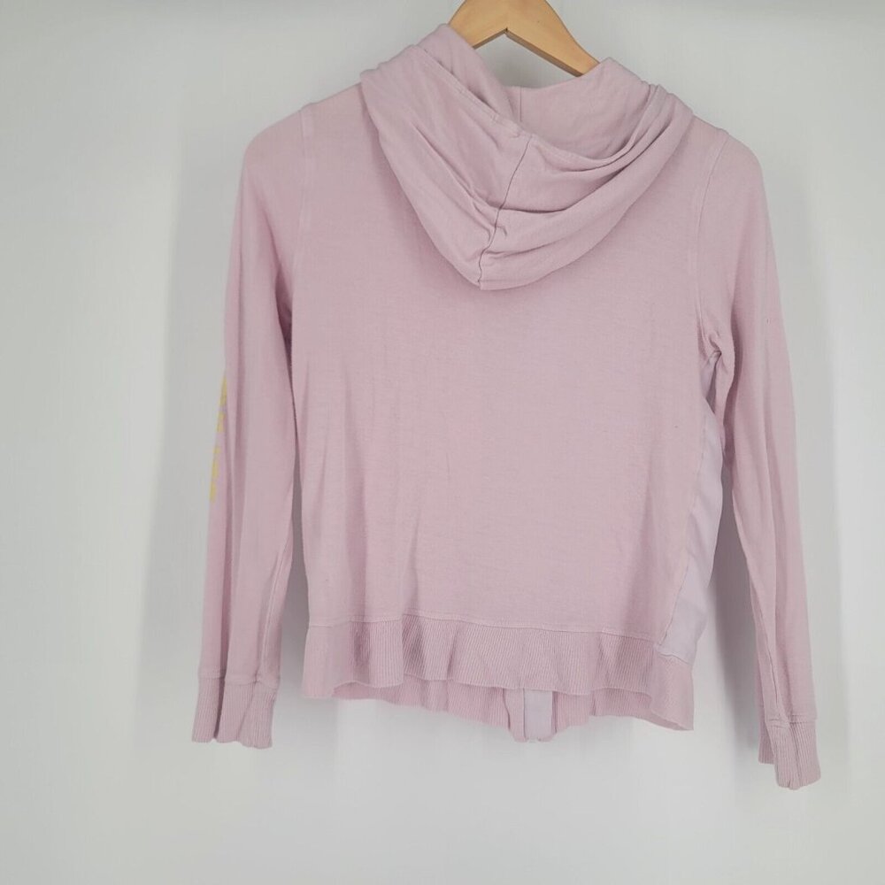 Walt Disney World Girls Youth Satin Pink Zip Up Sweatshirt Size Large - Picture 5 of 5